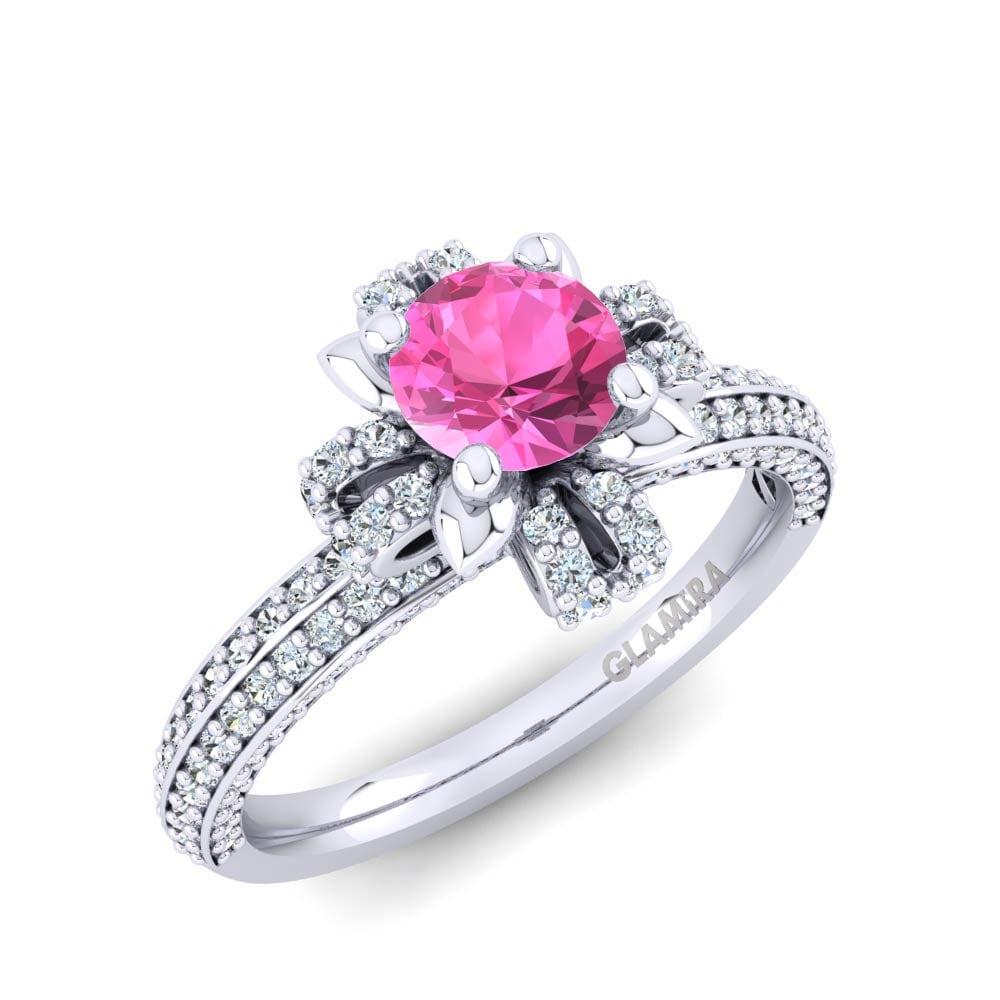 Roze Toermalijn Verlovingsring Clayto