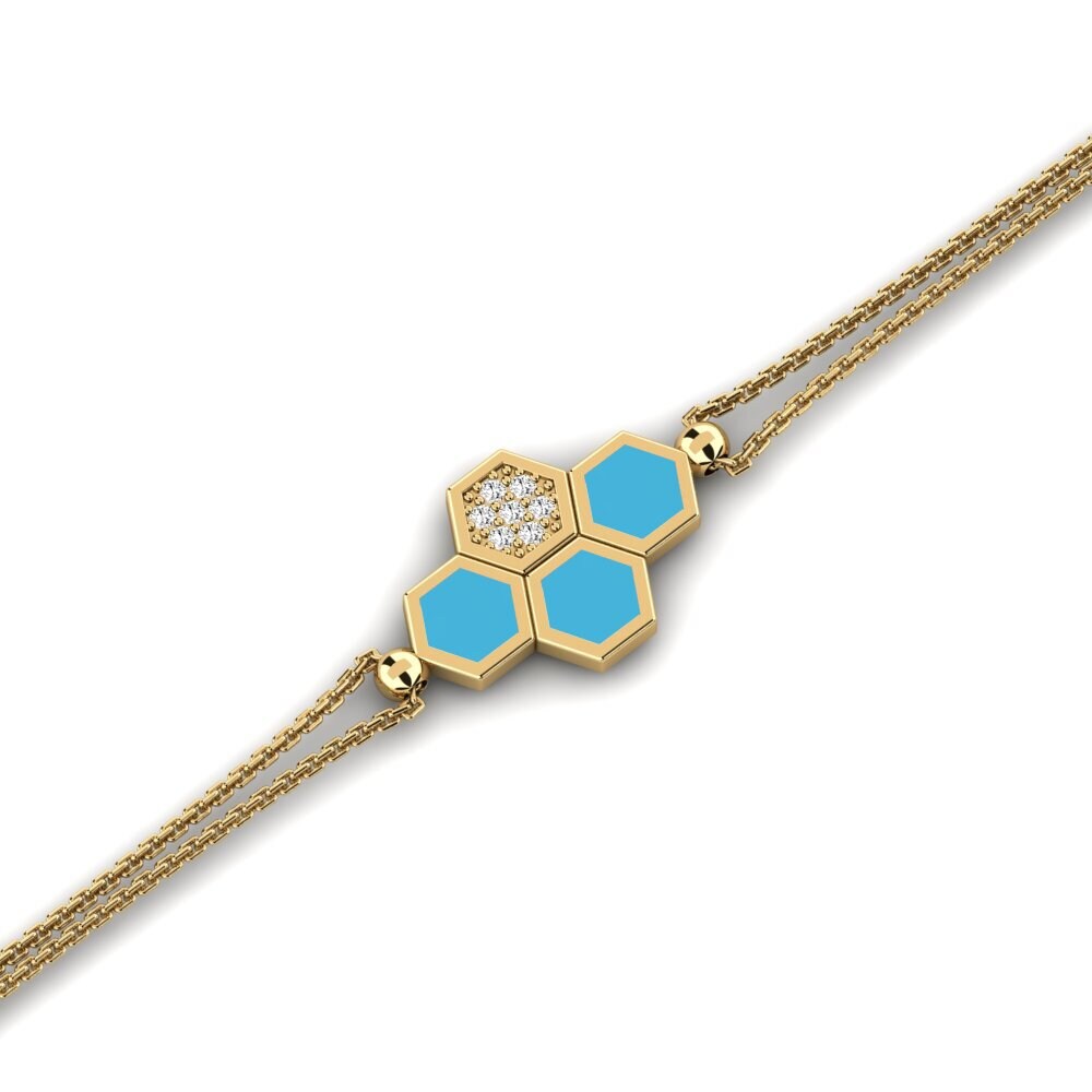 Moissanit Damen armband Fluffster