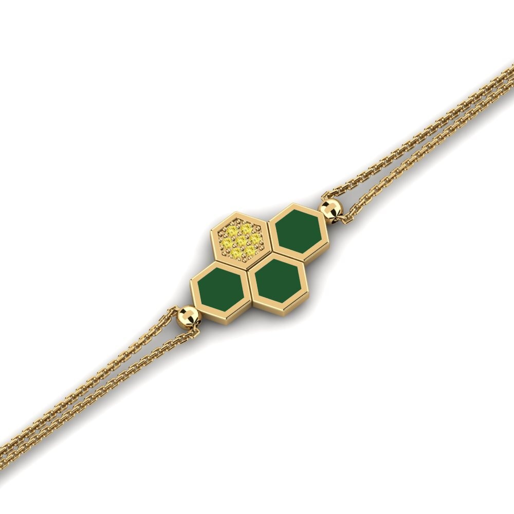 Yellow Sapphire Women's Bracelet Fluffster