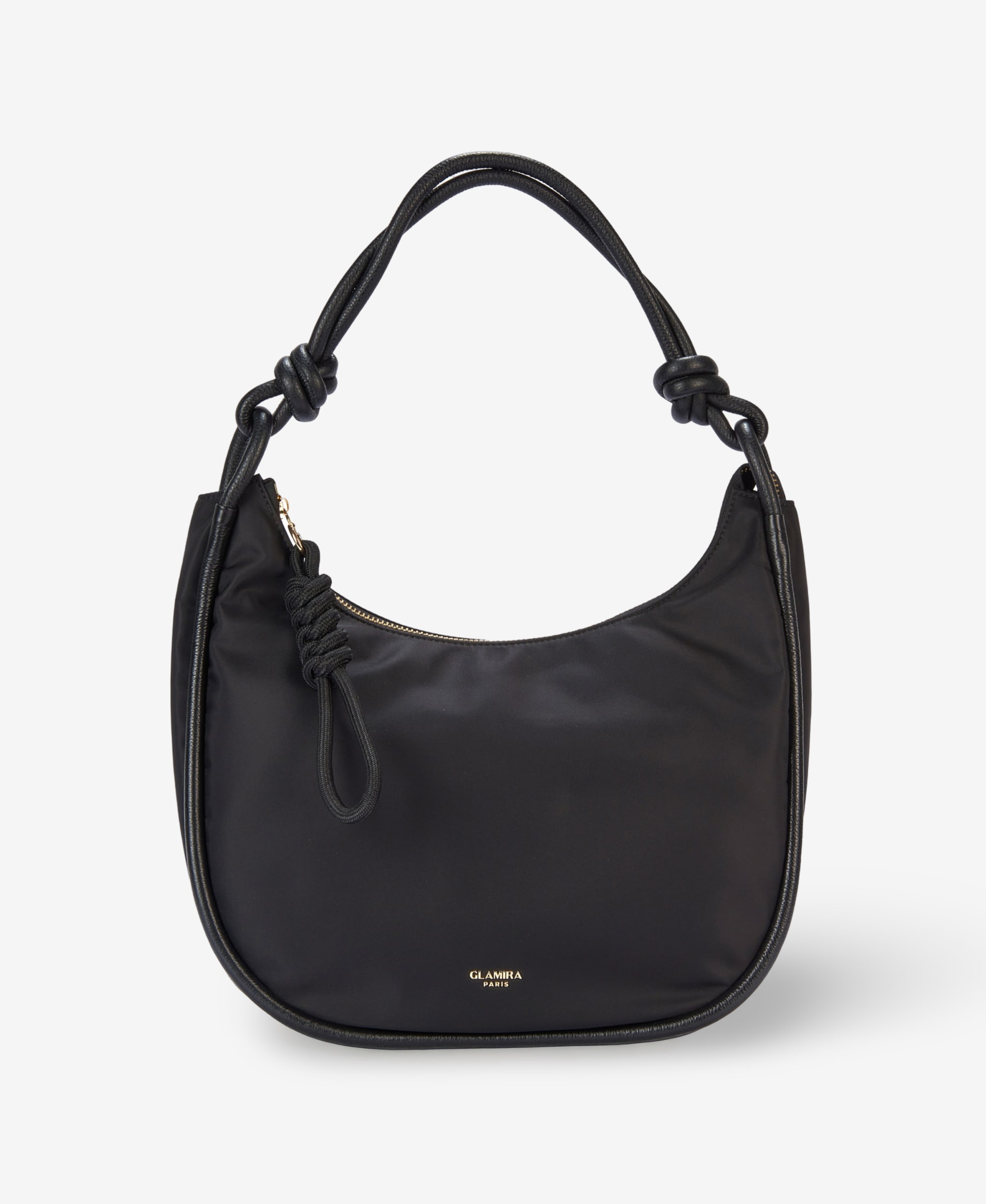 DailyCompanion Black Nylon Shoulder Bag
