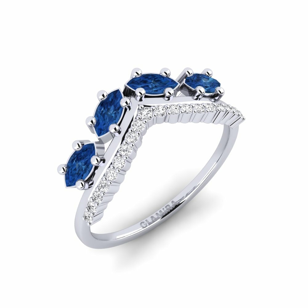 sapphire-zirconia แหวน Folegandros
