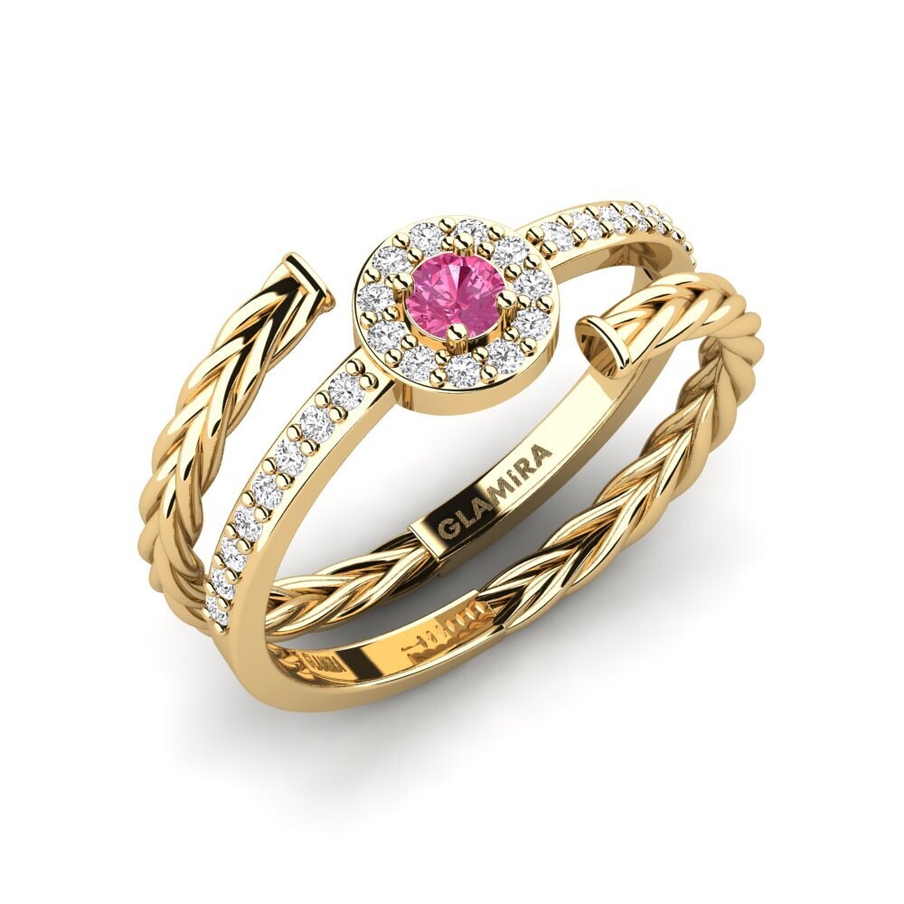 Pink Tourmaline Ring Folha