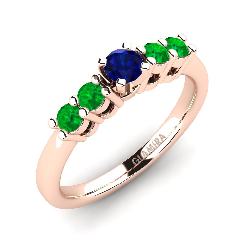 14ct Rose Gold Engagement Ring Fonda 0.16 crt