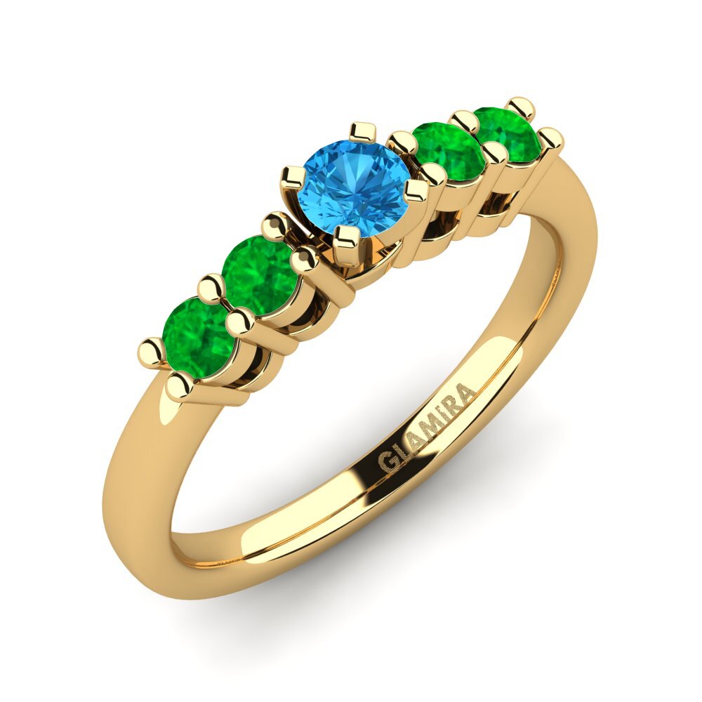 18ct Yellow Gold Engagement Ring Fonda 0.16 crt