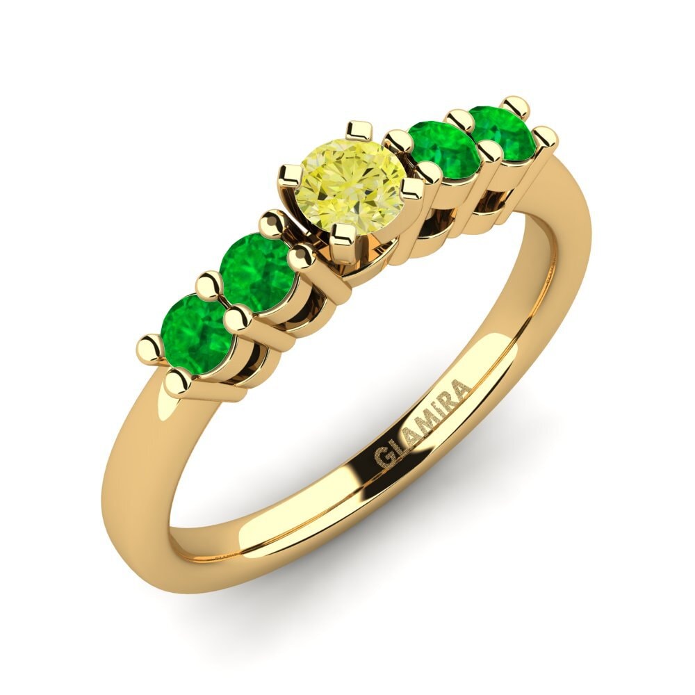 14ct Yellow Gold Engagement Ring Fonda 0.16 crt