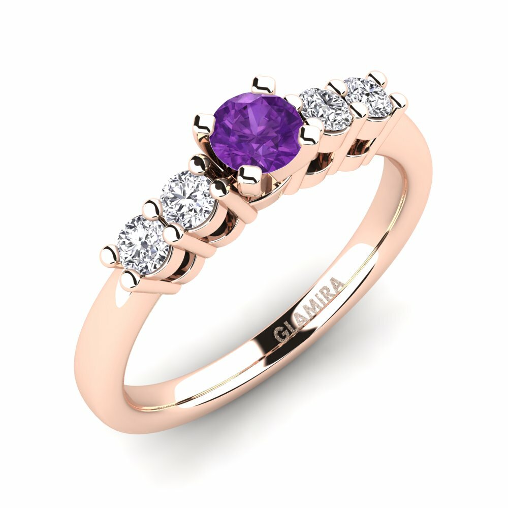 18K Rood Goud Verlovingsring Fonda