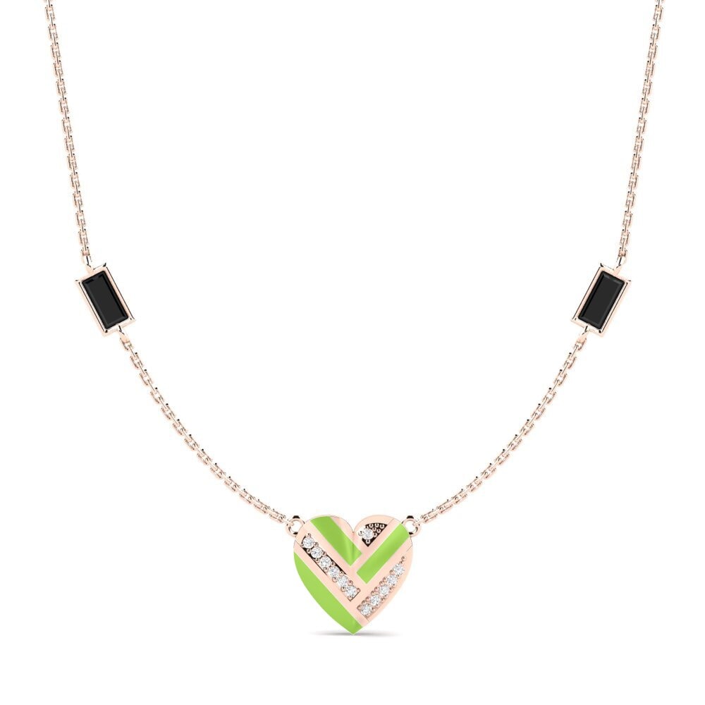 Black Onyx Women's Necklace Fondle