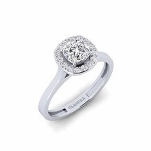 Ring Fontaine 585 White Gold & Diamond