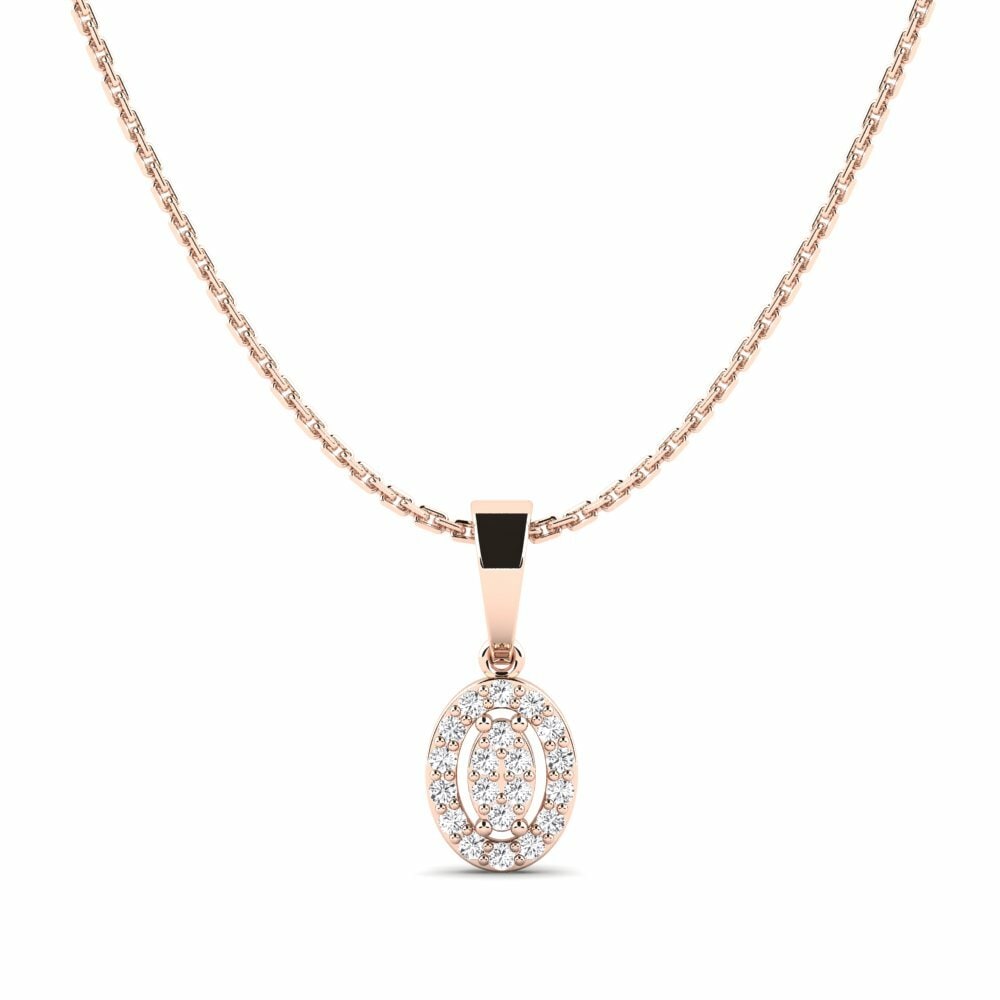 14k Rose Gold Women's Pendant Foob