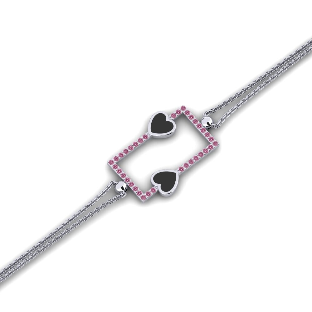 Rhodolite Garnet Women's Bracelet Fordize