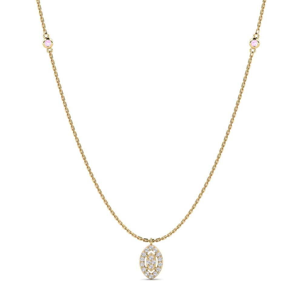 Pink Sapphire Women's Necklace Formato