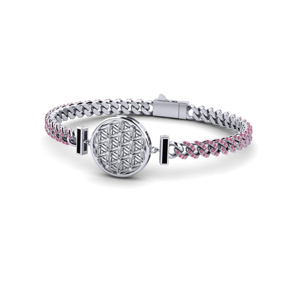 Rhodolite Garnet Women's Bracelet Fortion
