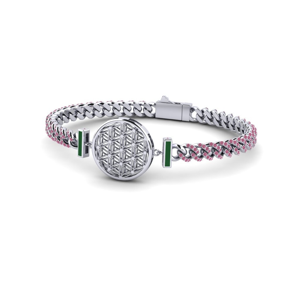 Rhodolite Garnet Women's Bracelet Fortion