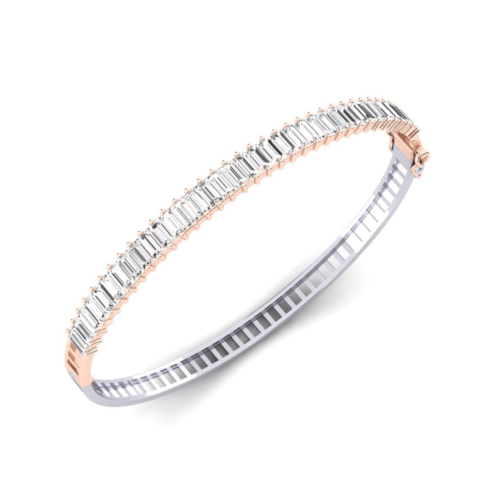 Zafiro blanco Brazalete de mujer Frae