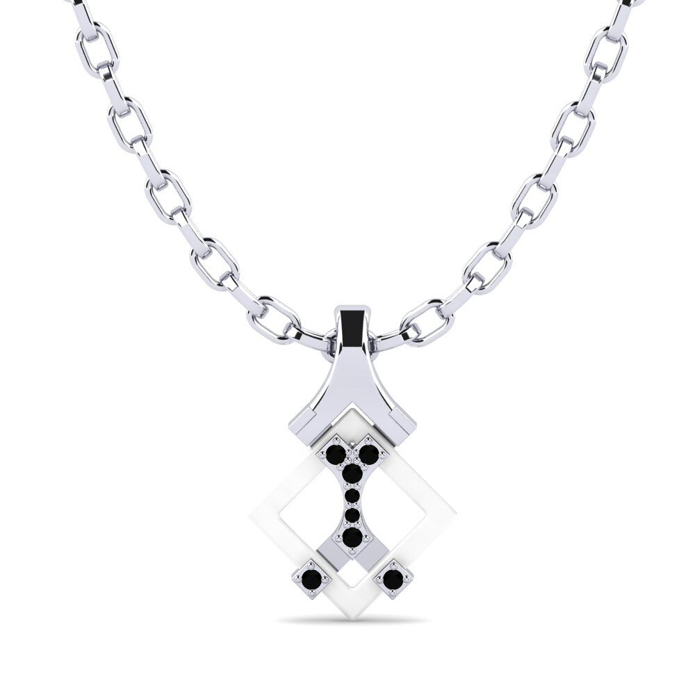 Black Sapphire Men's Pendant Frampton