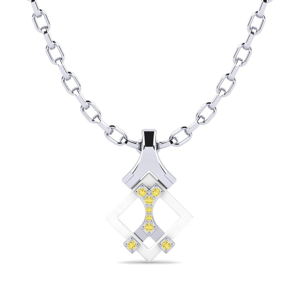 Yellow Sapphire Men's Pendant Frampton