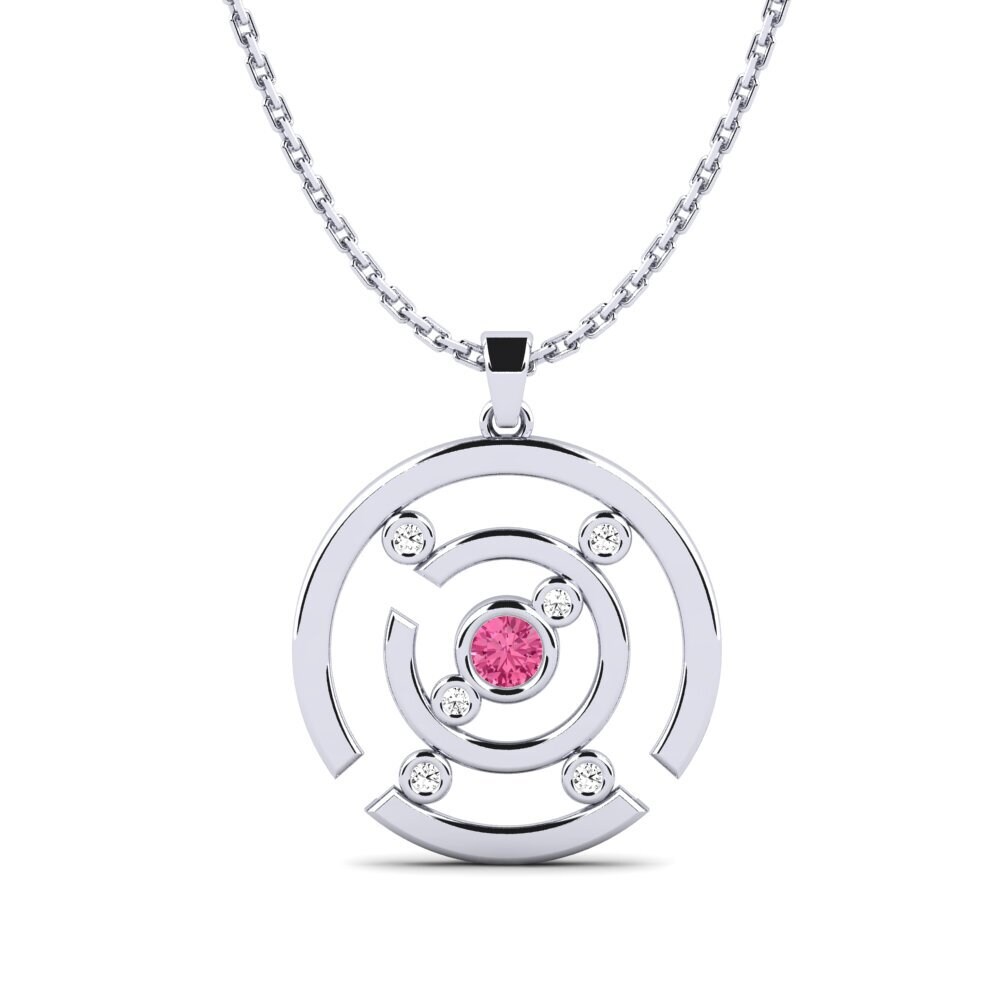 Pink Tourmaline Women's Pendant Francesse
