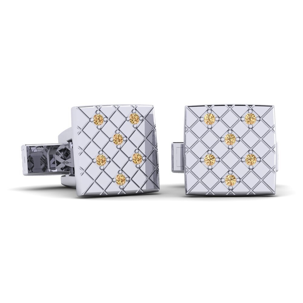 Brown Diamond Cufflink Frase