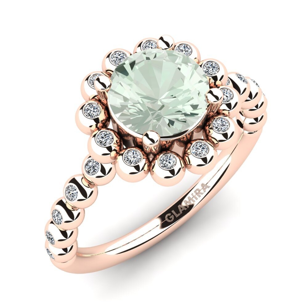 Green Amethyst Engagement Ring Fraude