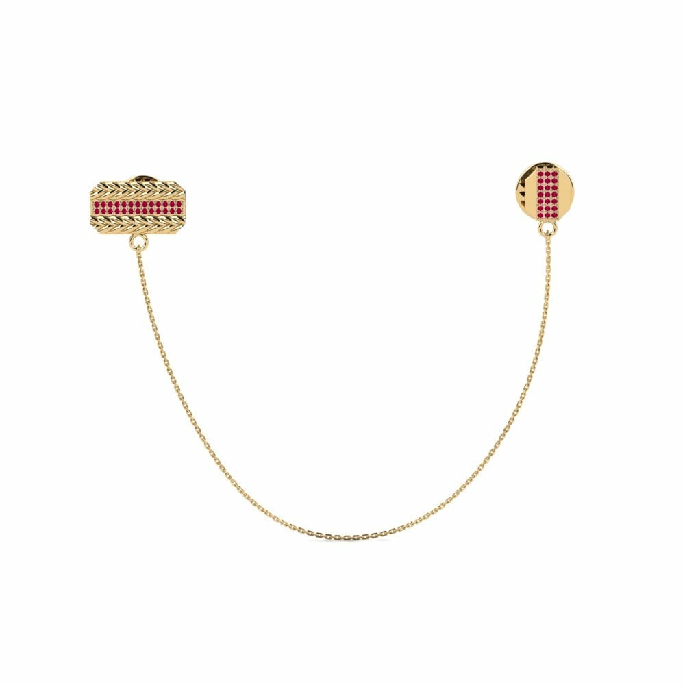 Ruby Lapel Pin Frejus