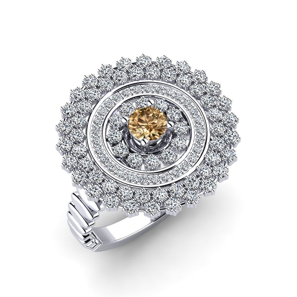 Brauner Diamant Ring Freona