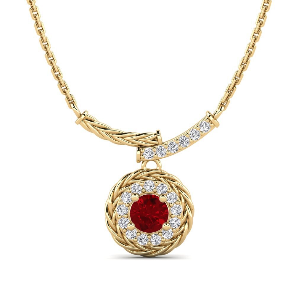 Circonita Roja Collar de Mujer Freugde