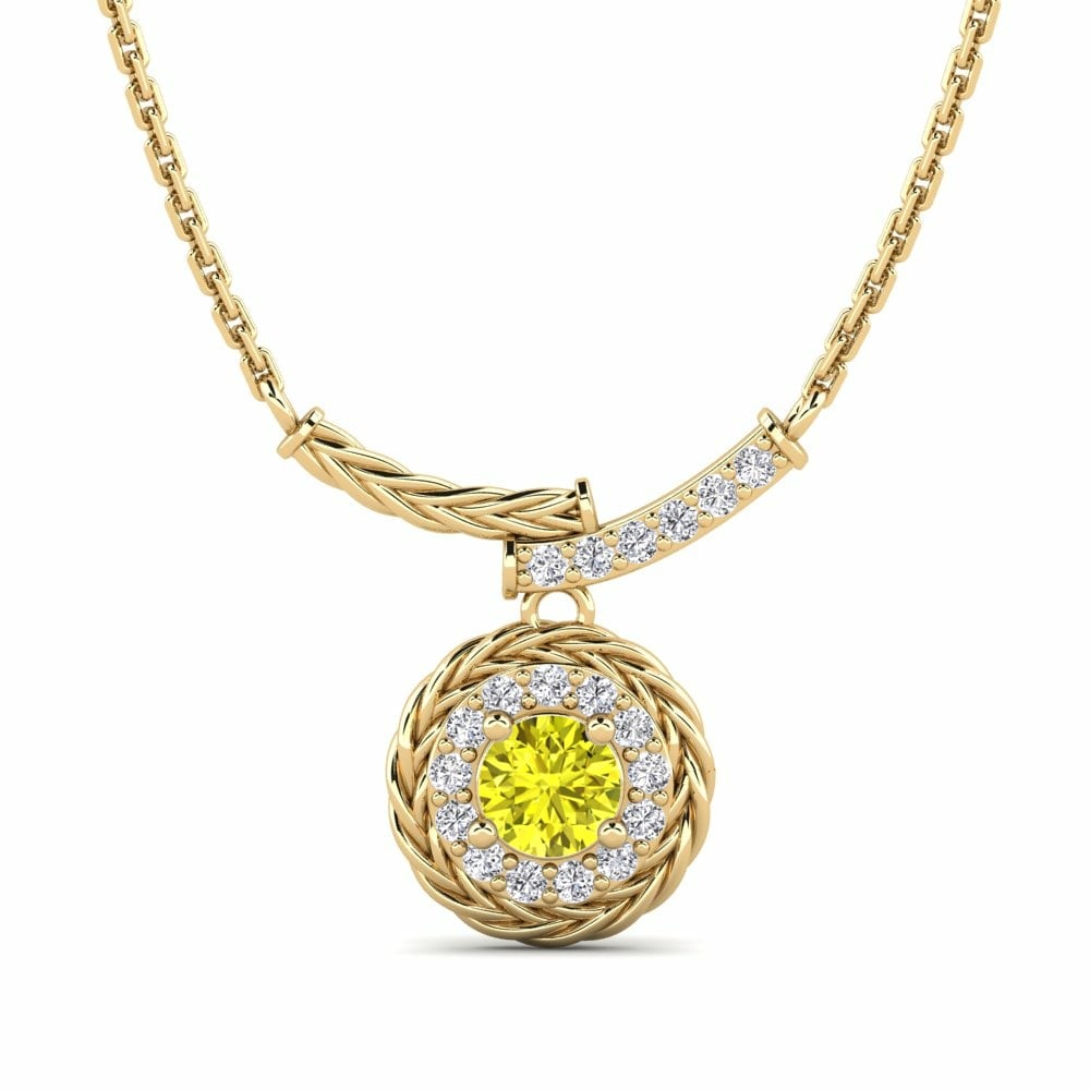 Yellow Diamond Women's Necklace Freugde