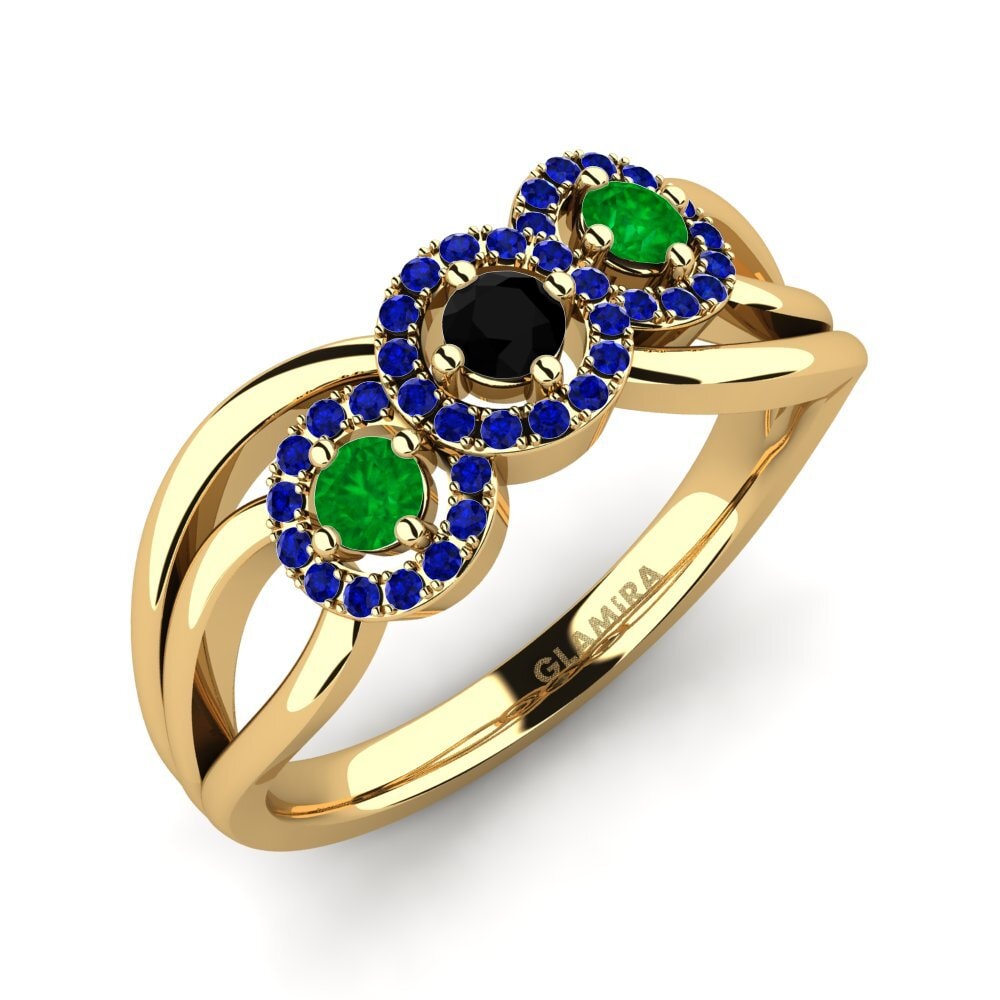 Black Sapphire Ring Frida