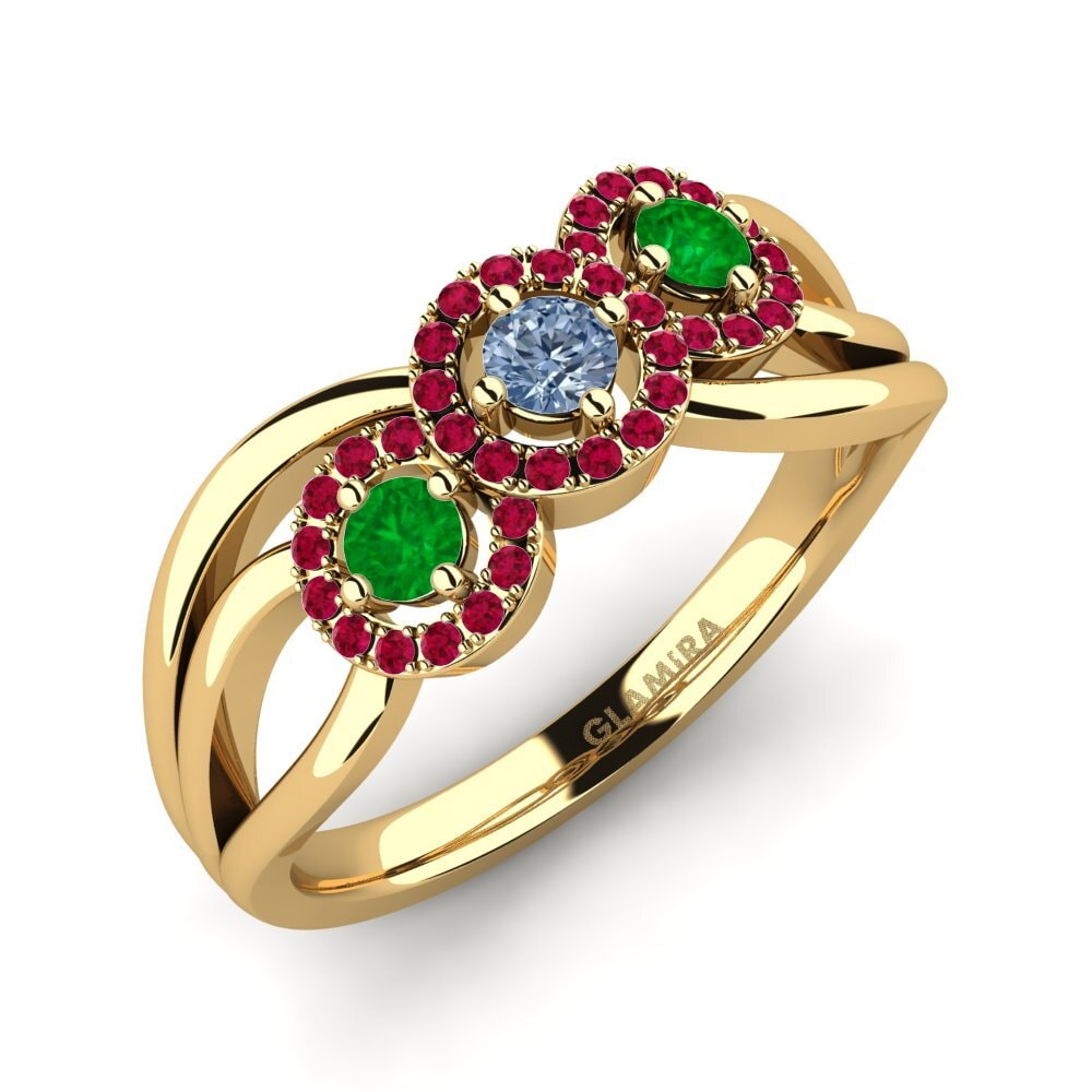 Blauwe Diamant Ringen Frida