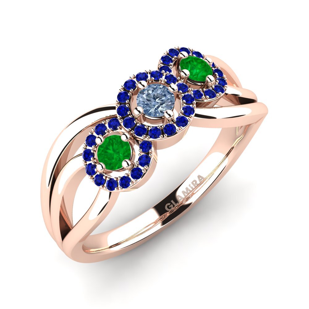 14ct Rose Gold Ring Frida