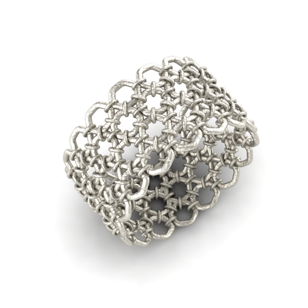 9ct White Gold Ring Froelich