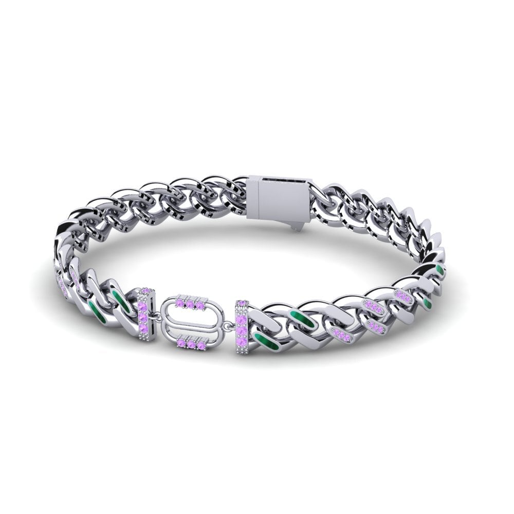 Round Amethyst Women's Bracelet Frorealm