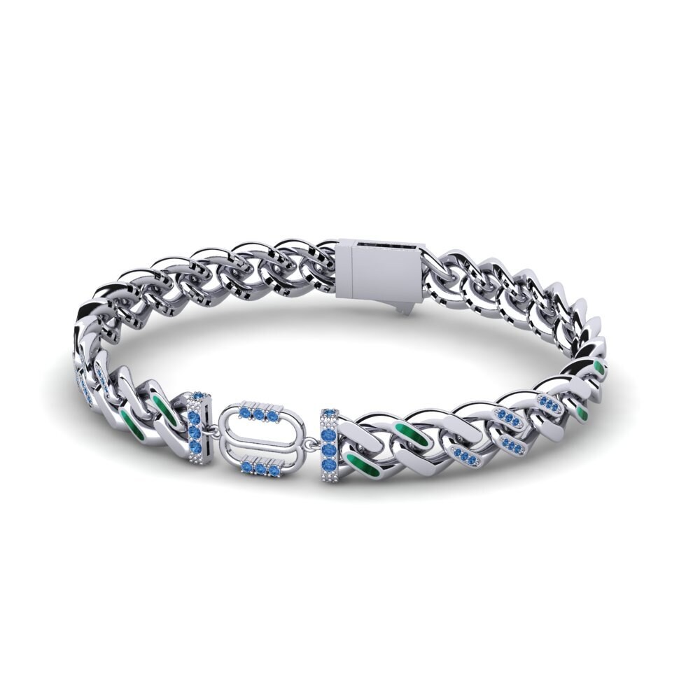 Dark Blue Zirconia Women's Bracelet Frorealm