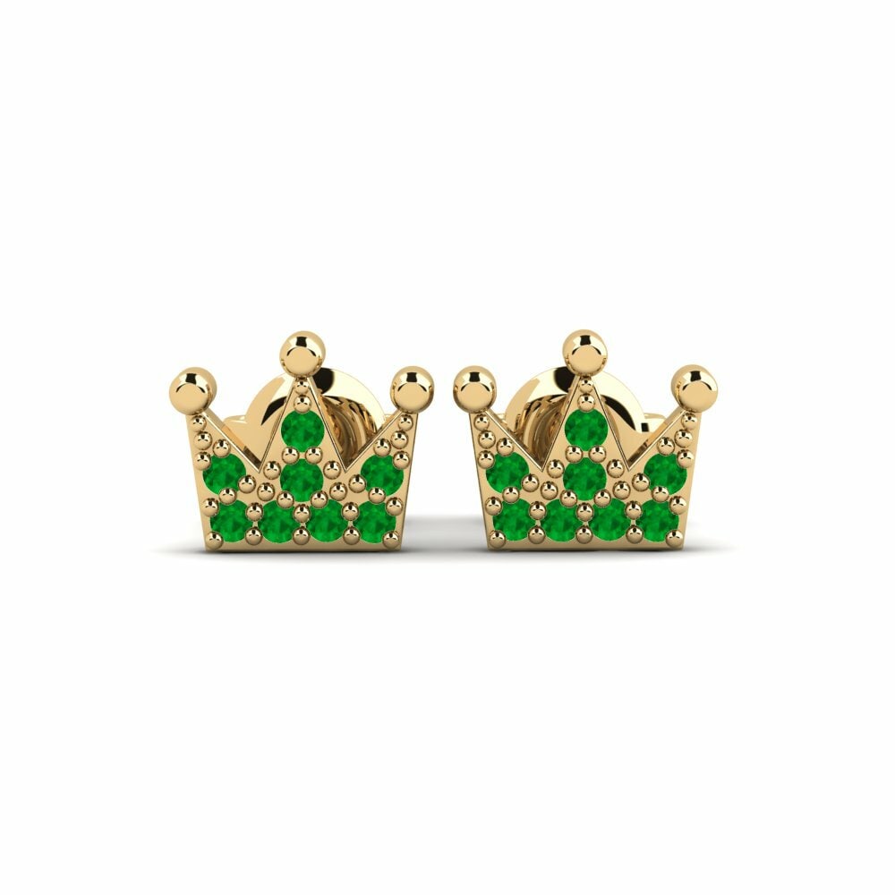 Emerald Kid's Earring Fuga