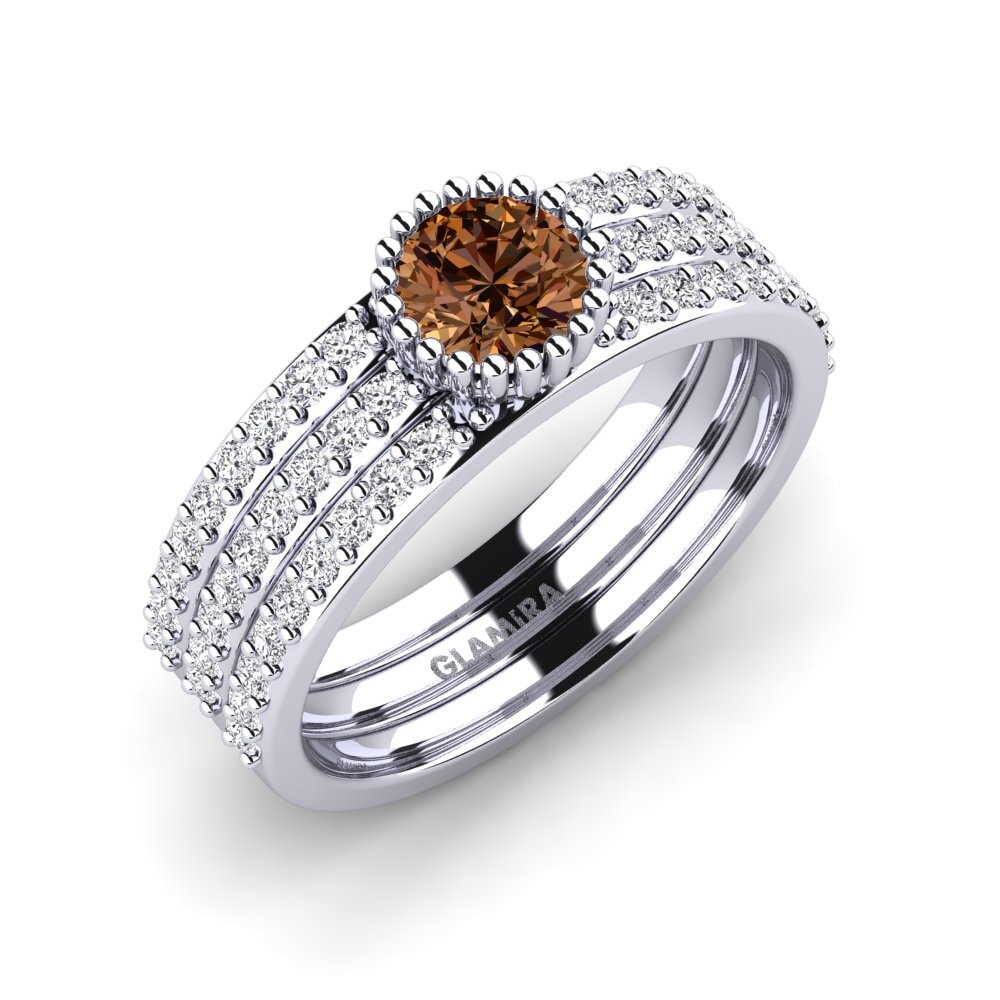 Brown Diamond Engagement Ring Fuhtol