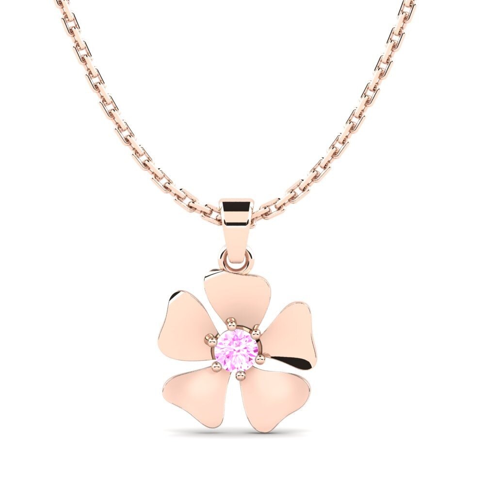 Pink Sapphire Women's Pendant Fulmi
