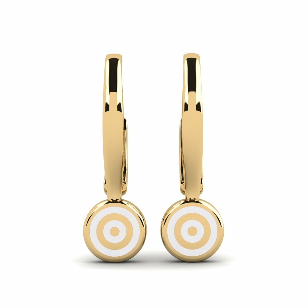 9k Yellow Gold Kid's Earring Furawazu