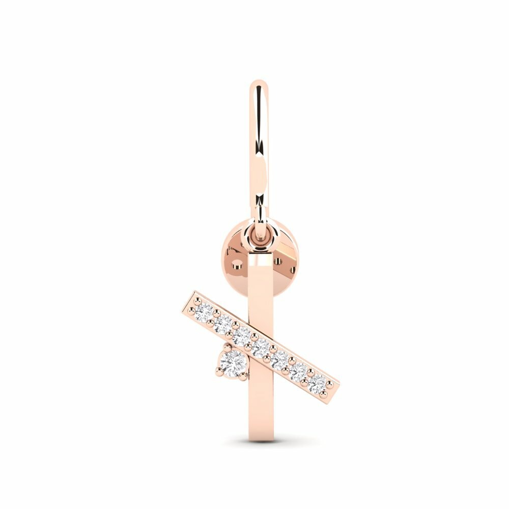 14K Rood Goud Lip Cuff Futuryst
