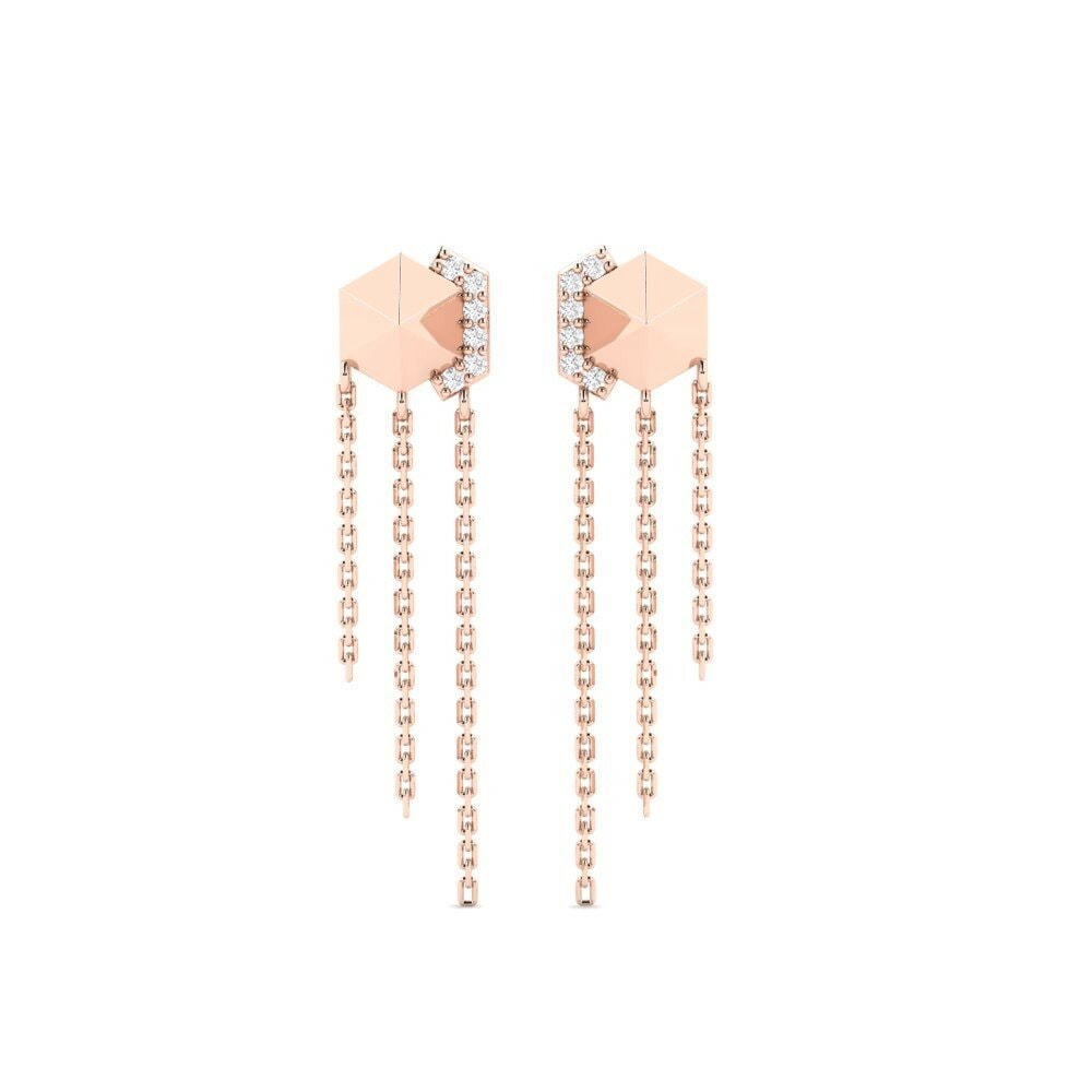 Oro Rosso 750 Orecchino da donna Gaban