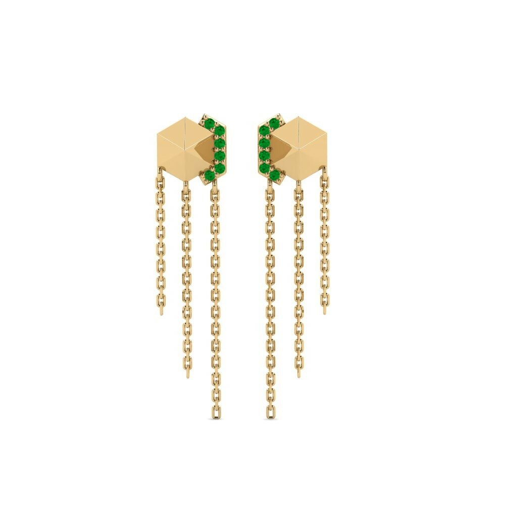 Emerald Women's Earring Gaban