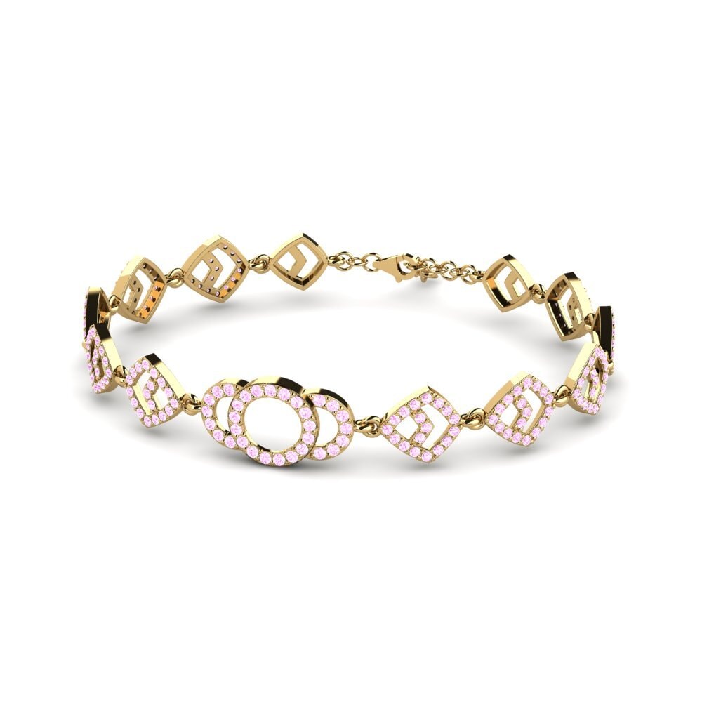 Pink Sapphire Women's Bracelet Gabriele