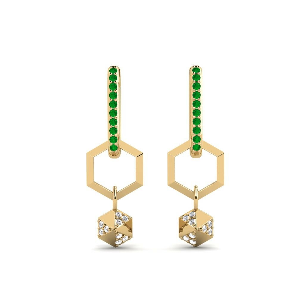 Emerald Women's Earring Galatoomi