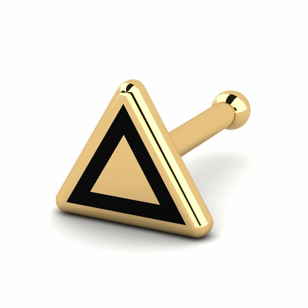 18K Geel Goud Neus Pin Galbrait