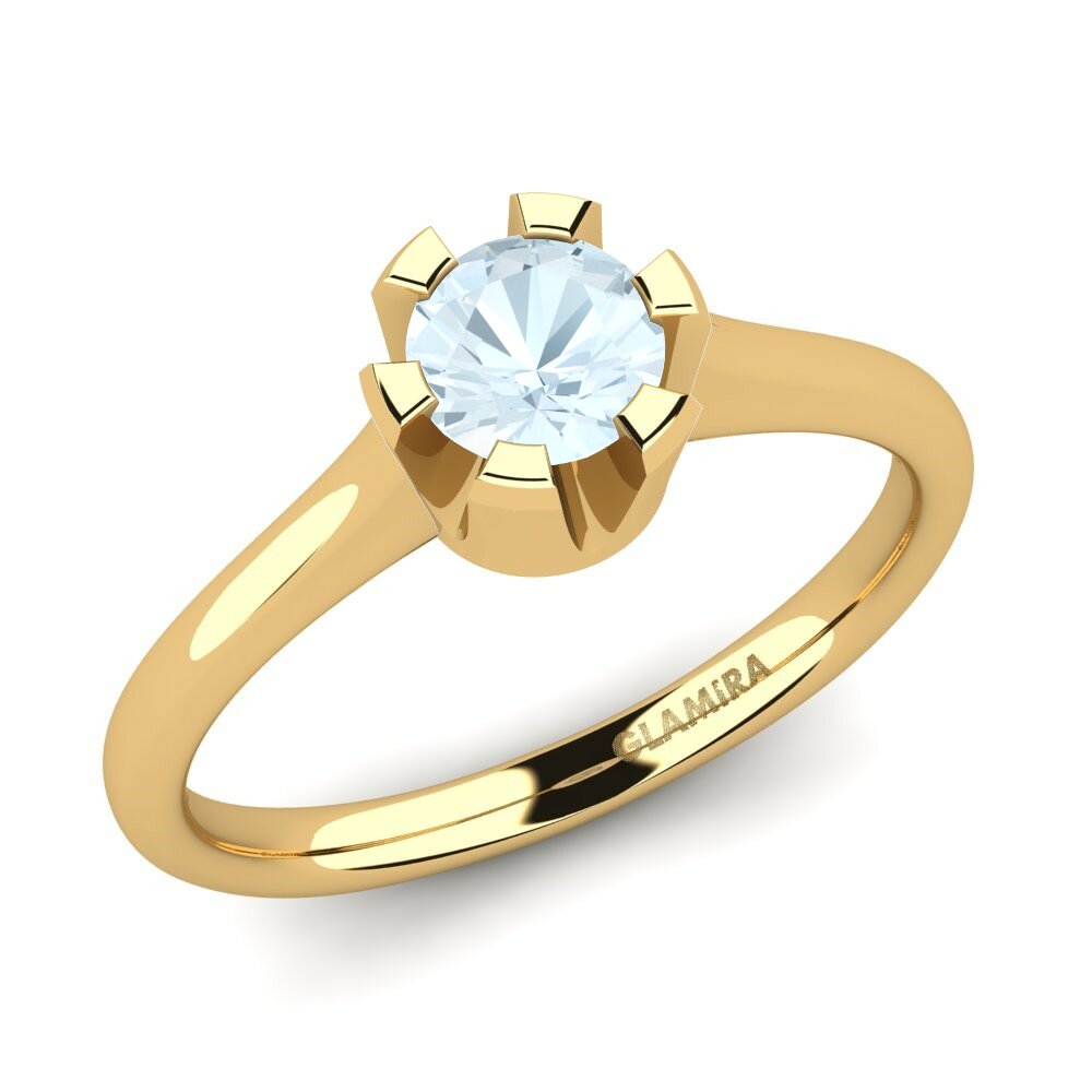 18ct Yellow Gold Engagement Ring Galilea 0.5 crt