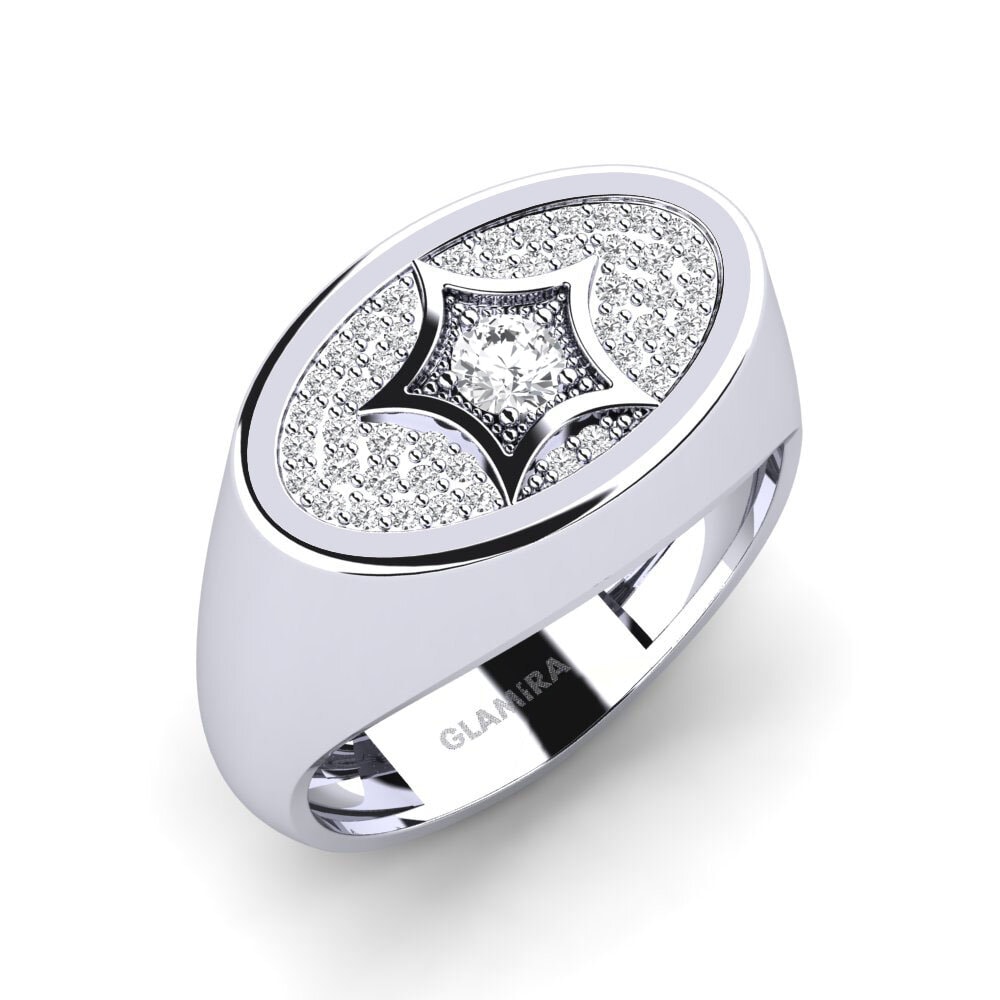 Saphir Blanc Bague Galiot