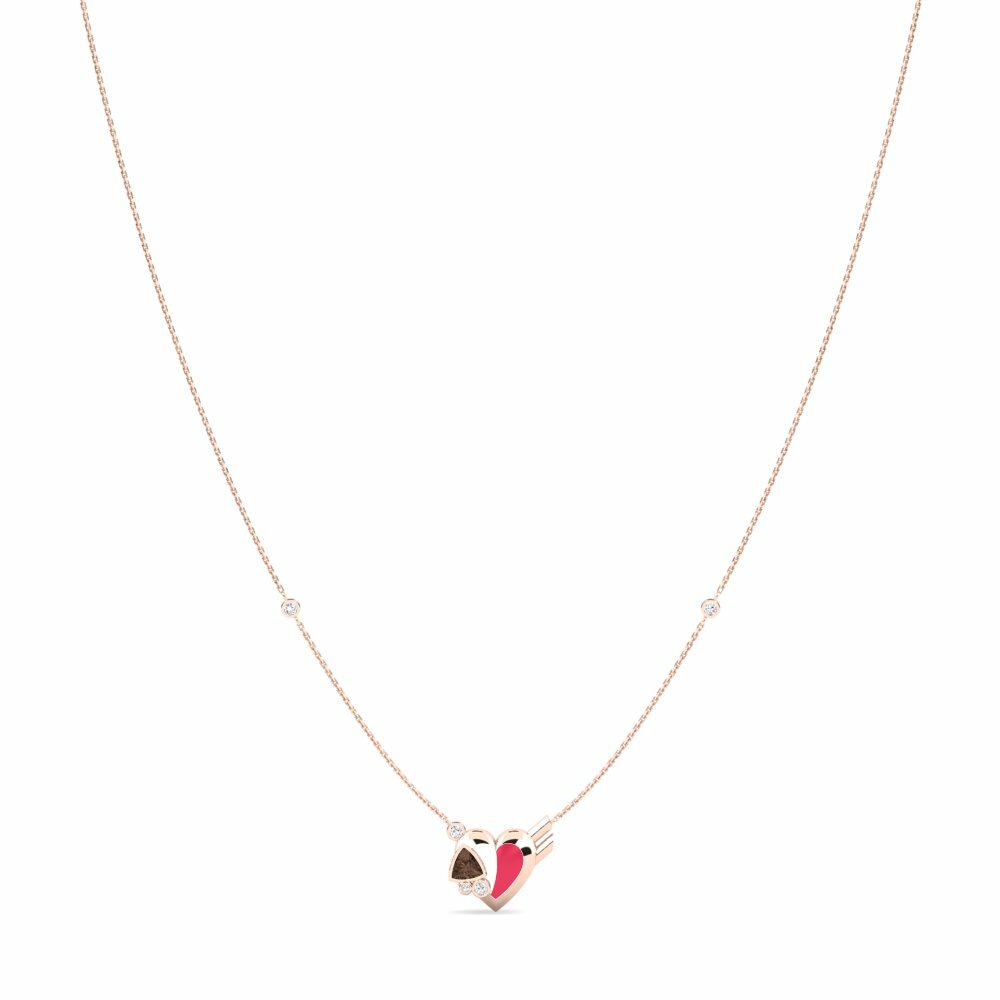 Cuarzo humo Collar de Mujer Gallantry