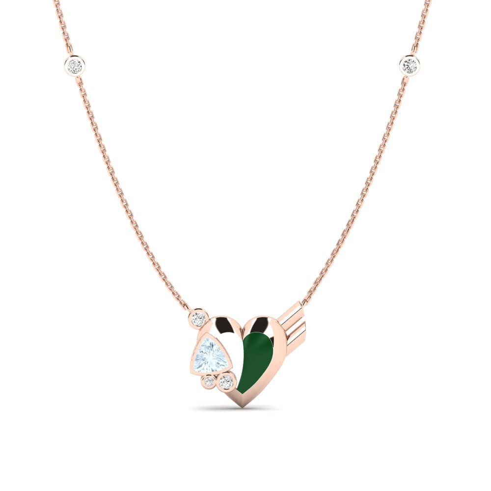 Aguamarina Collar de Mujer Gallantry