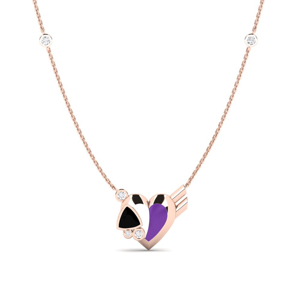 Black Onyx Women's Necklace Gallantry