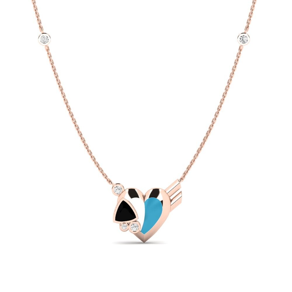 Ónix Negro Collar de Mujer Gallantry