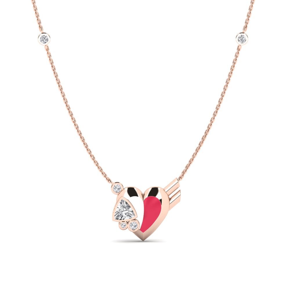 Diamante cultivado en laboratorio Collar de Mujer Gallantry